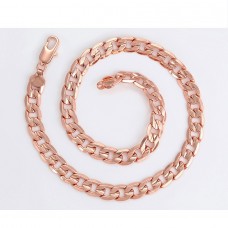 Apzeltīta ķēdīte ar klasisku pinumu